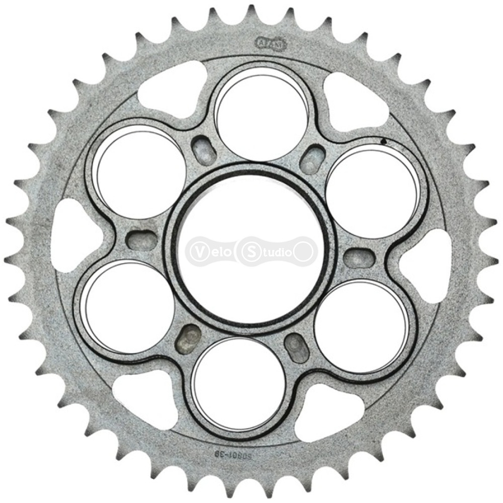 Задняя звезда AFAM 525 Steel Chainwheel 50801 - Ducati [Silver], 38z
