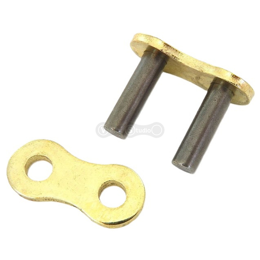 Замок ланцюга мотоцикла AFAM MR MX5-G Rivert Link - 520 [Gold], 520 / No Seal