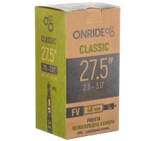 Вело камера ONRIDE Classic 27,5x2,5-3,0 (584x64-76) FV 48 RVC