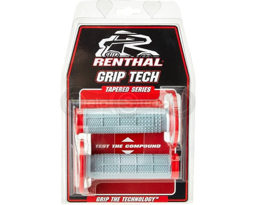 Грипсы Renthal MX Tapered Grips - Dual Compound G163 [Red], Soft