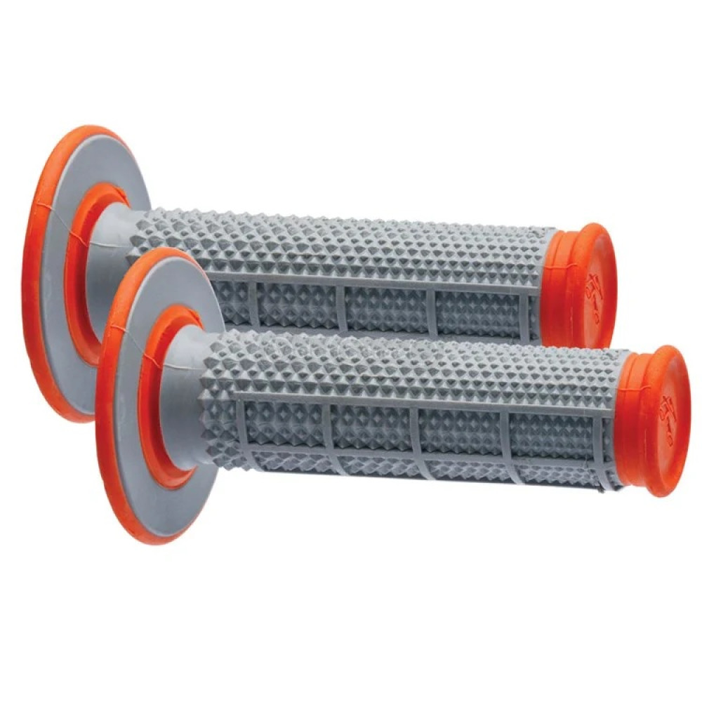 Грипсы Renthal MX Tapered Grips - Dual Compound G164 [Orange], Soft