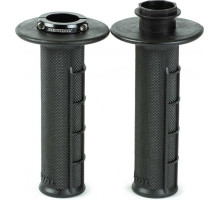 Грипсы Renthal MX R-Works Lock-On Grips - Half Waffle G236 [Black], Ultra Tacky