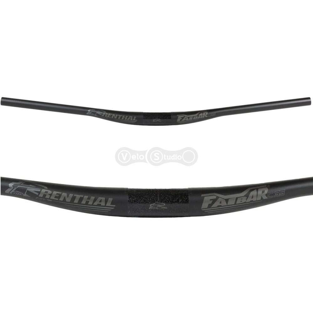 Руль Renthal Fatbar® 35mm 760 мм Lite Carbon Handlebar [Black], Rise 10 mm