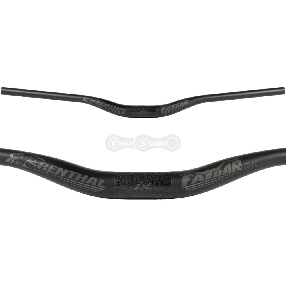 Руль Renthal Fatbar® 35mm 760 мм Lite Carbon Handlebar [Black], Rise 30 mm