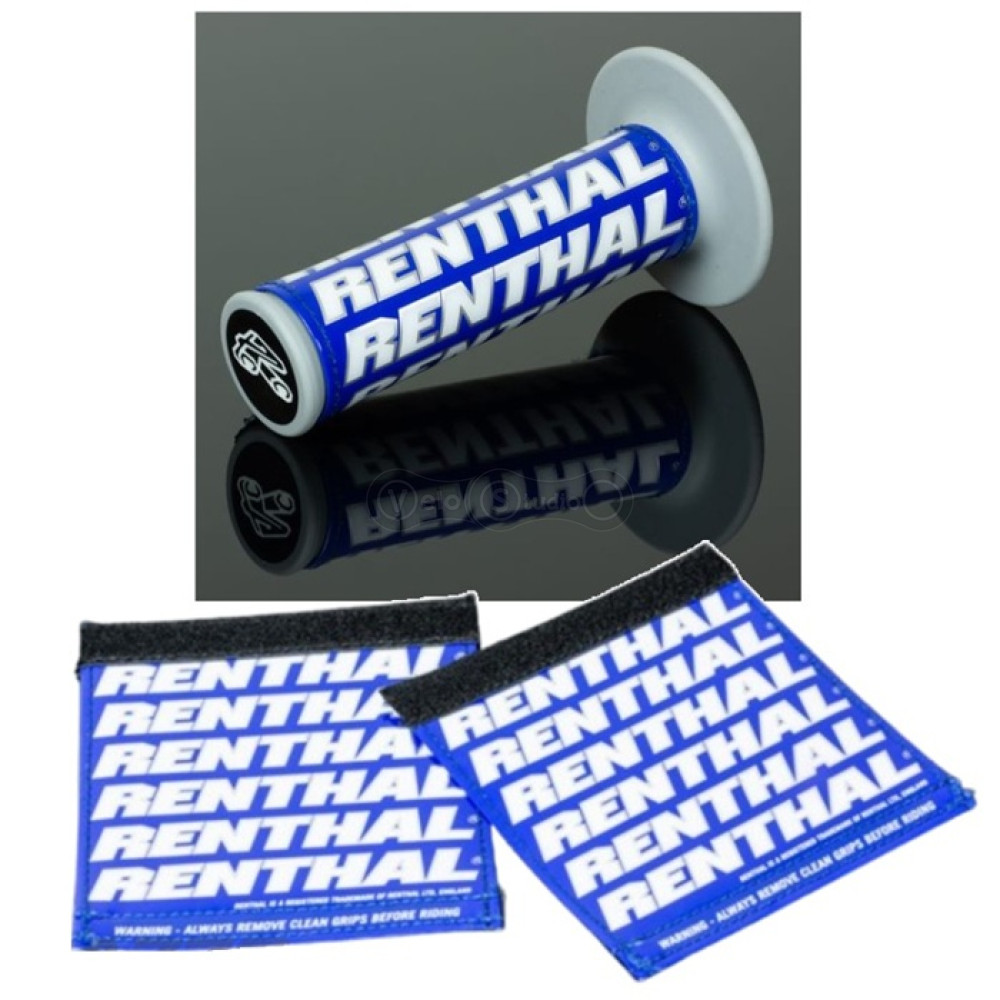 Чехлы на грипсы Renthal Clean Grip Covers G253 [Blue], One Size