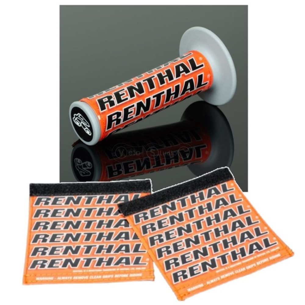 Чехлы на грипсы Renthal Clean Grip Covers G254 [Orange], One Size