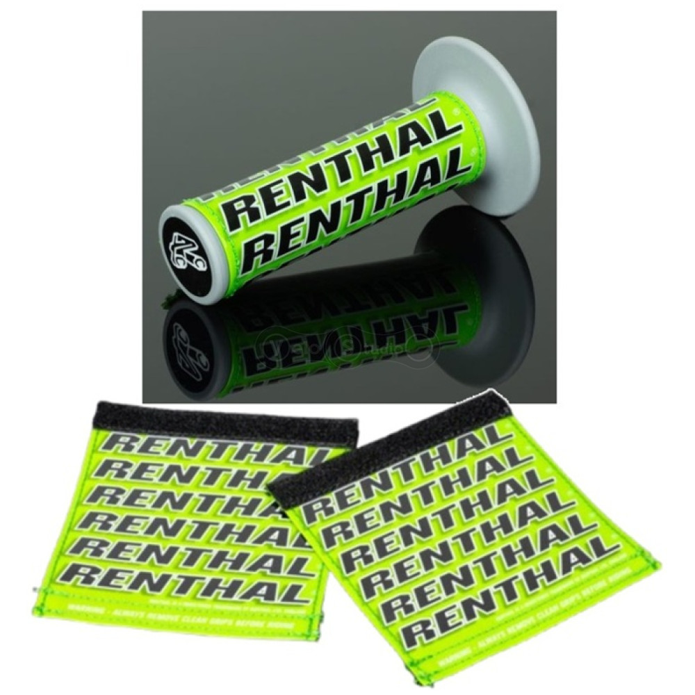 Чехлы на грипсы Renthal Clean Grip Covers G256 [Green], One Size