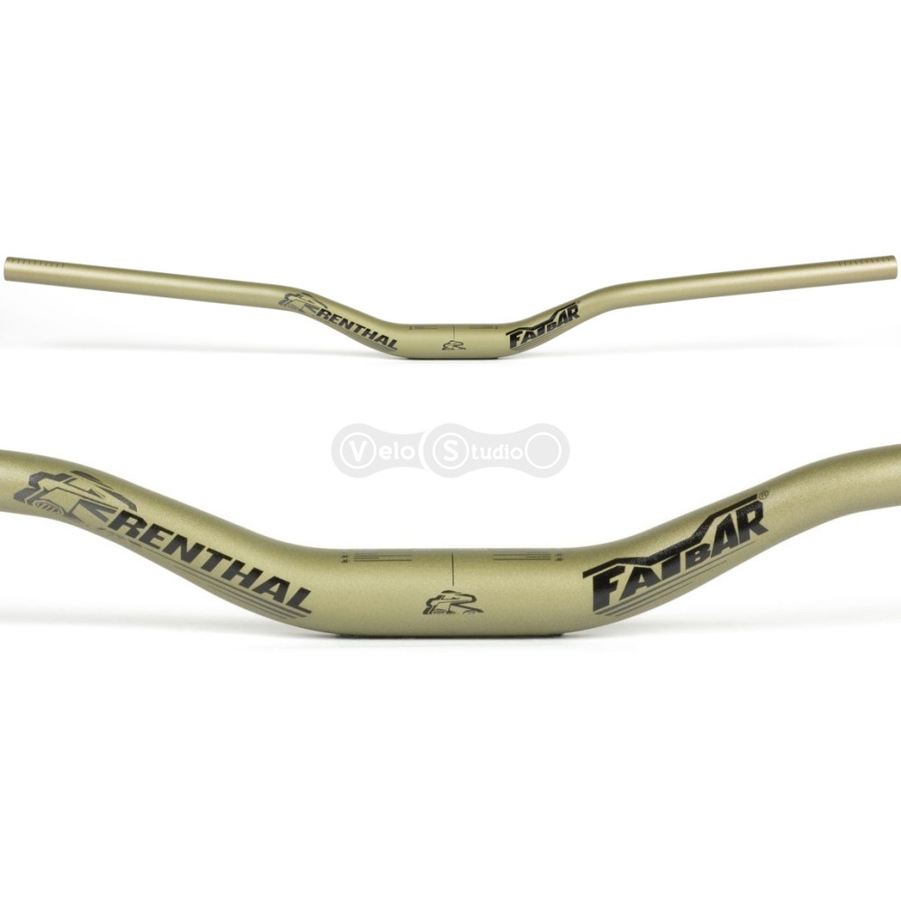 Руль Renthal Fatbar® Lite 760 мм Handlebar [AluGold], Rise 40 mm