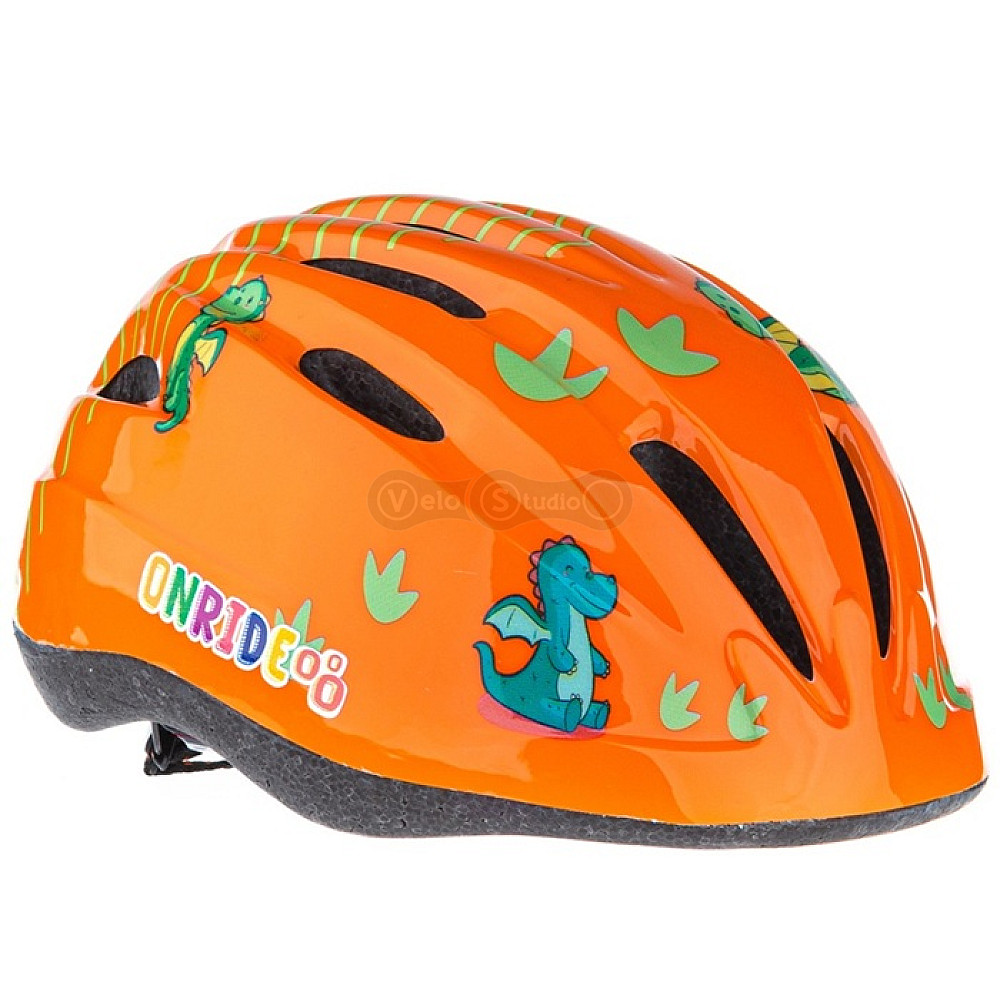 Дитячий вело шолом ONRIDE Clip динозаври S (48-52 см)