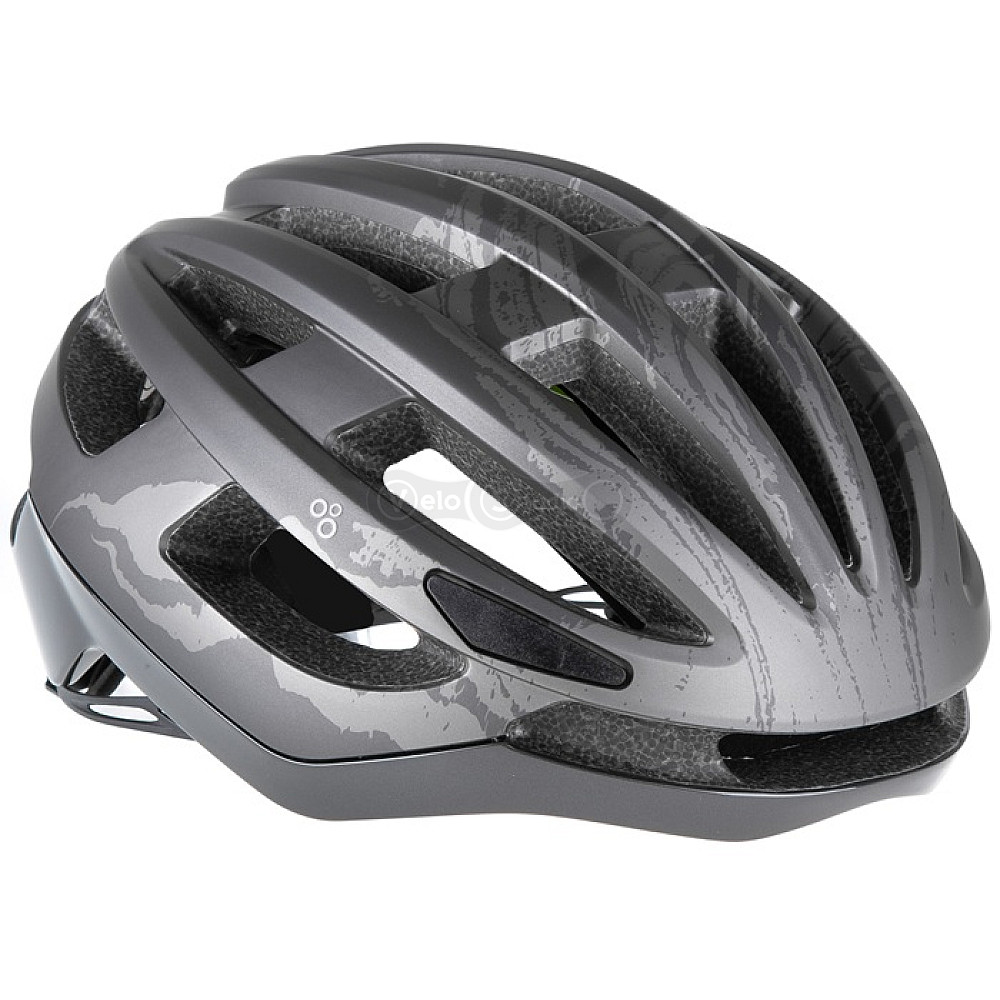 Велошлем ONRIDE Focus чорний/сірий M (55-58 см) Cool Max подушечки
