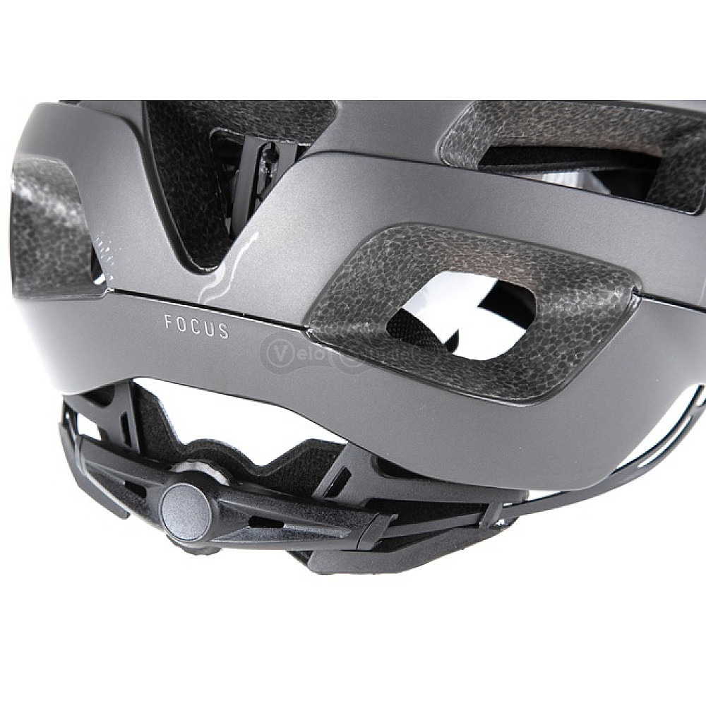 Велошлем ONRIDE Focus чорний/сірий M (55-58 см) Cool Max подушечки