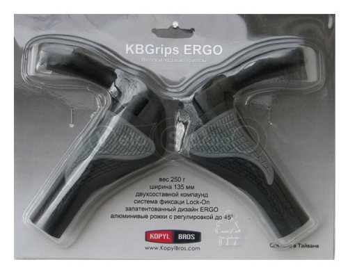 Грипси KBG MTB Grips - ERGO [Black], Medium