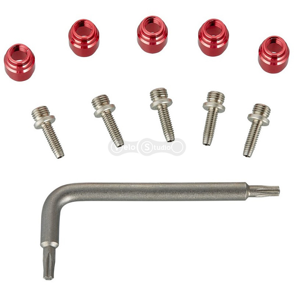 Фитинги гидролинии SRAM HOSE FITTING KIT (штуцер + оливка) - 5 штук