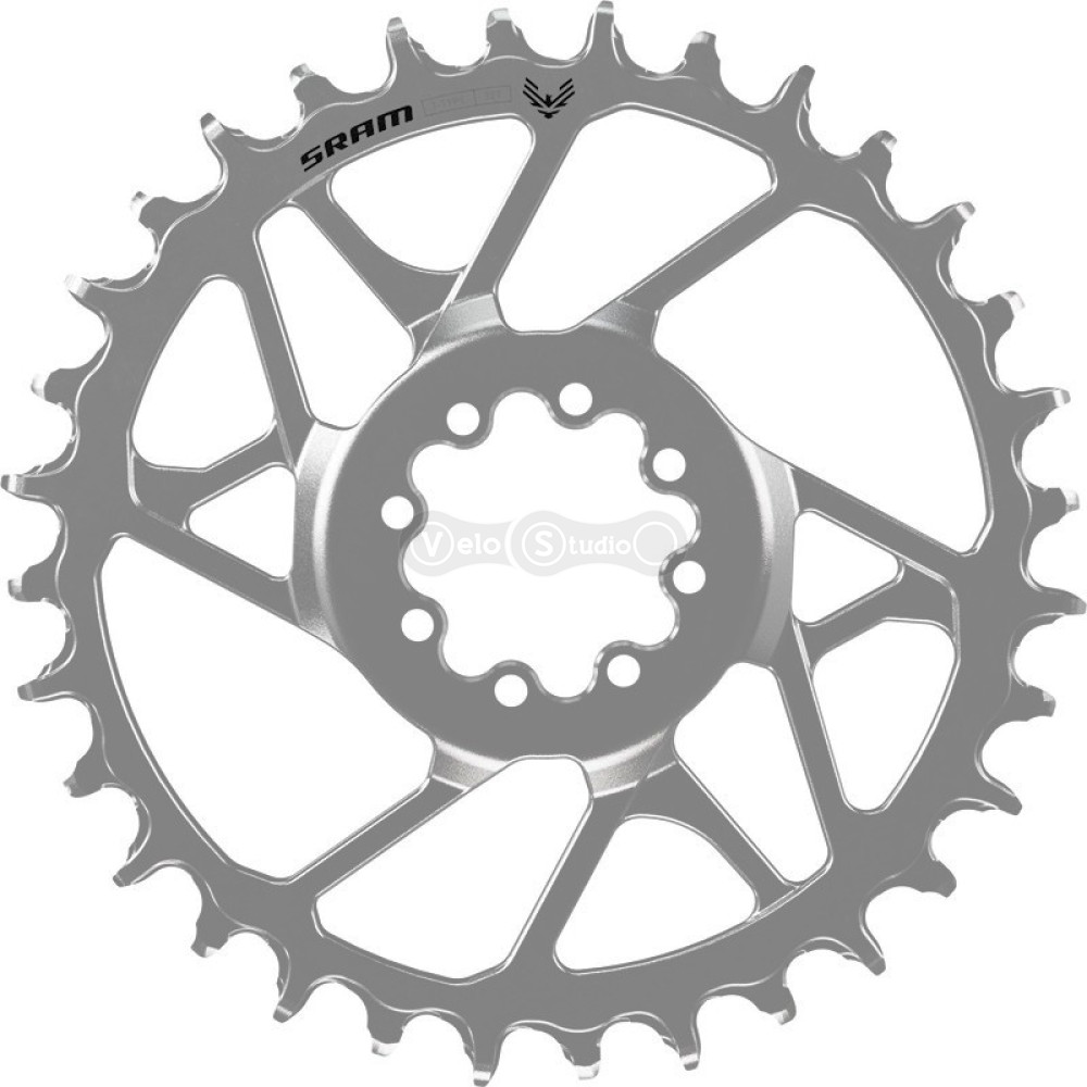 Звезда SRAM Eagle 90 T-TYPE 32T Steel Direct Mount 3mm Offset Silver