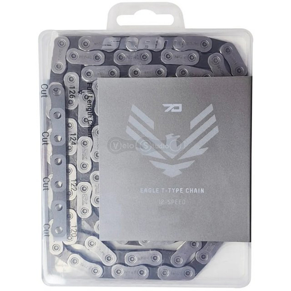 Цепь SRAM Eagle 70 T-Type Eagle Silver 126 links w/PowerLock T-Type 12 speed