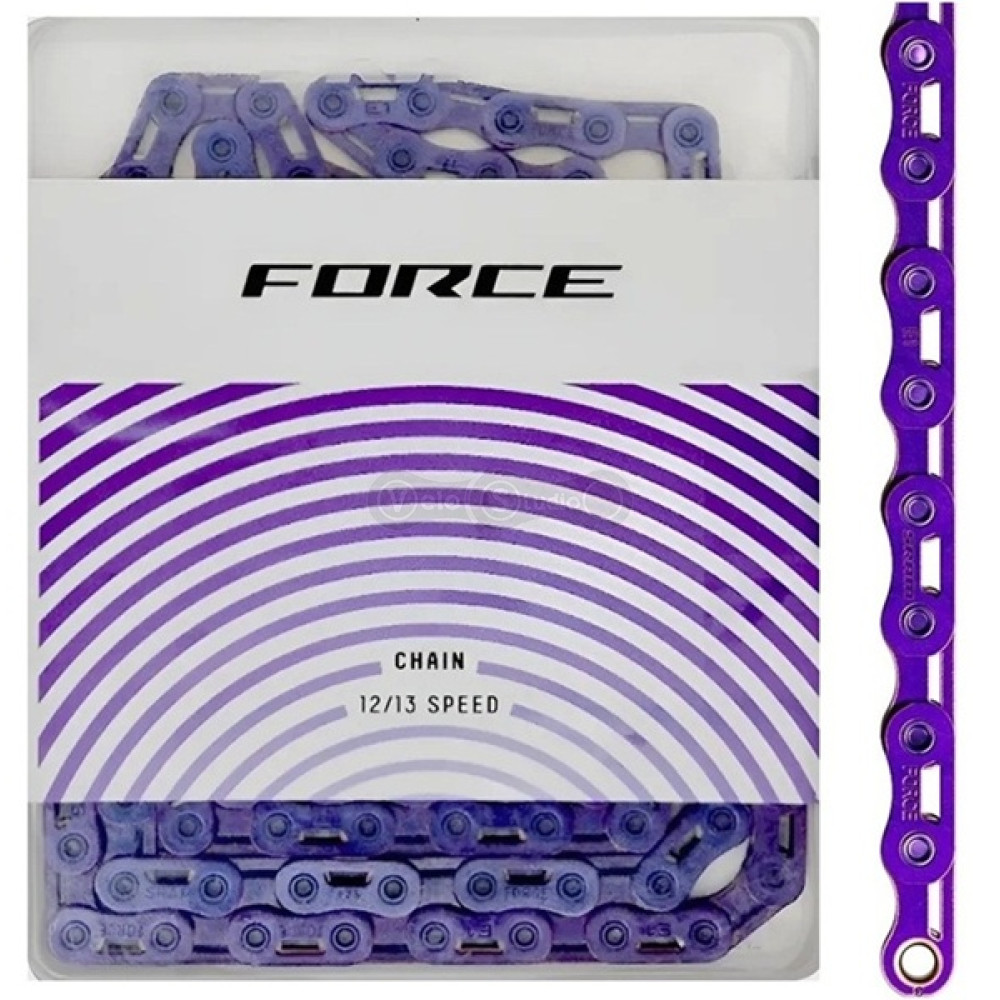 Цепь SRAM FORCE E1 Flattop - Purple - 114Links with PowerLock - 12/13 speed