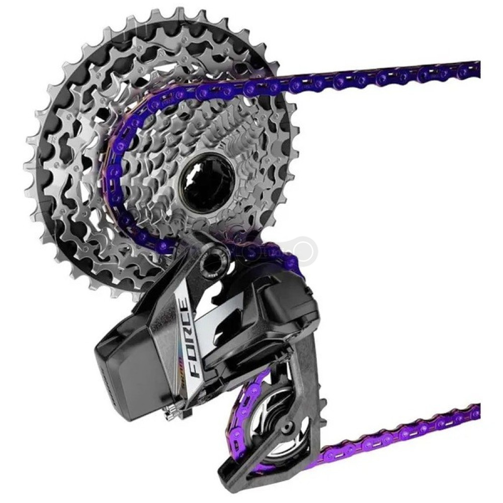 Цепь SRAM FORCE E1 Flattop - Purple - 114Links with PowerLock - 12/13 speed