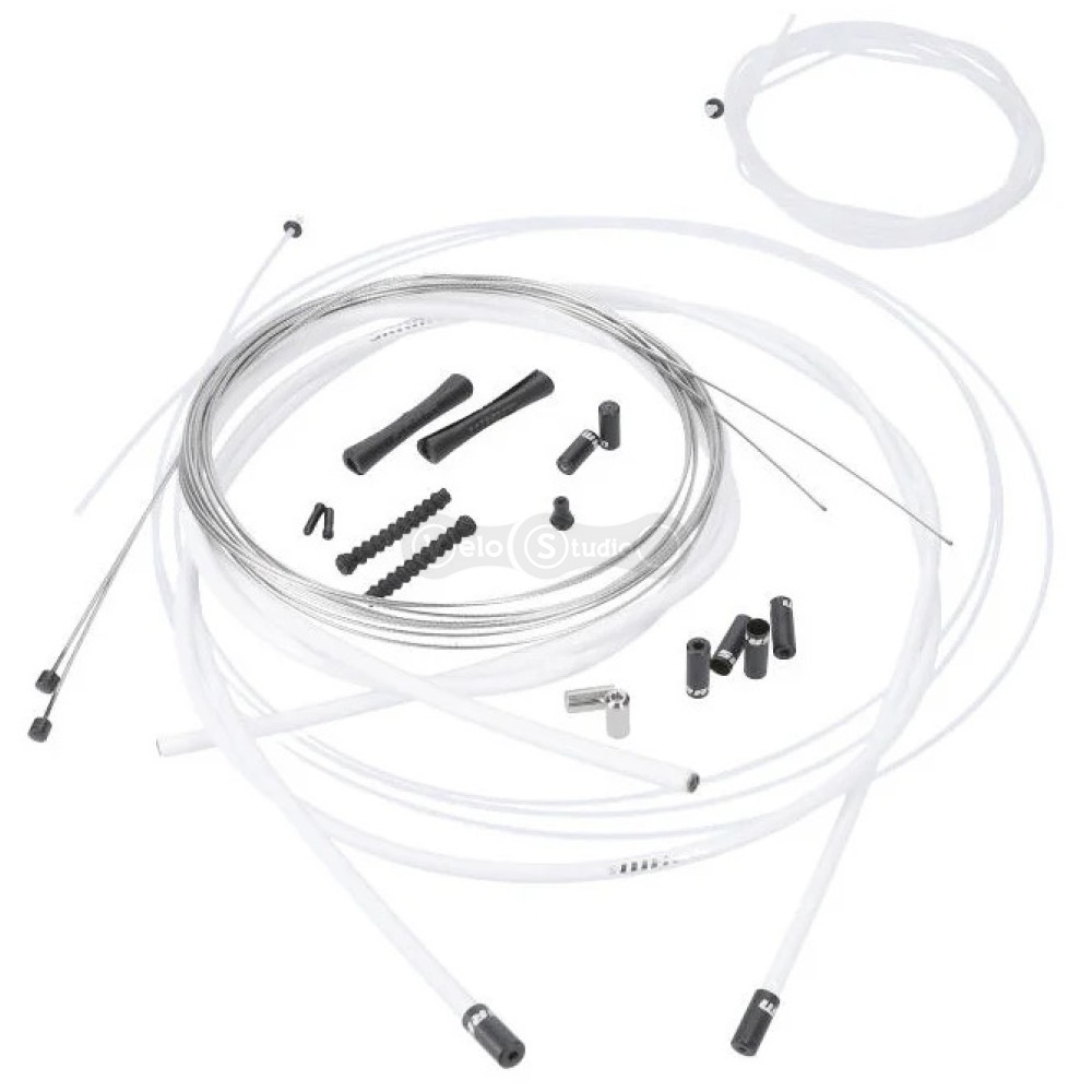 Набор рубашки и троса переключения SRAM SlickWire Pro Road/MTB Shift Cable Kit 4mm White