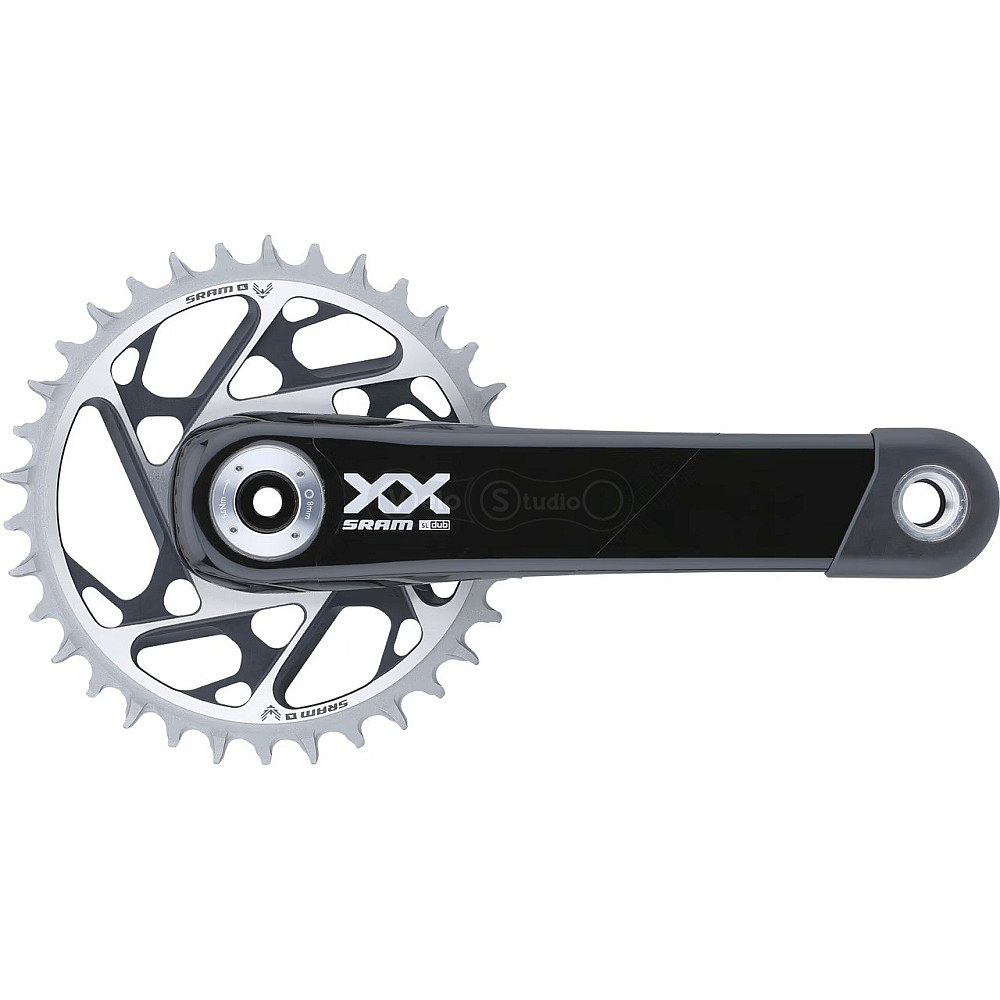 Шатуны SRAM XX SL Eagle Q174 CL55 DUB 175mm Black 34t T-Type
