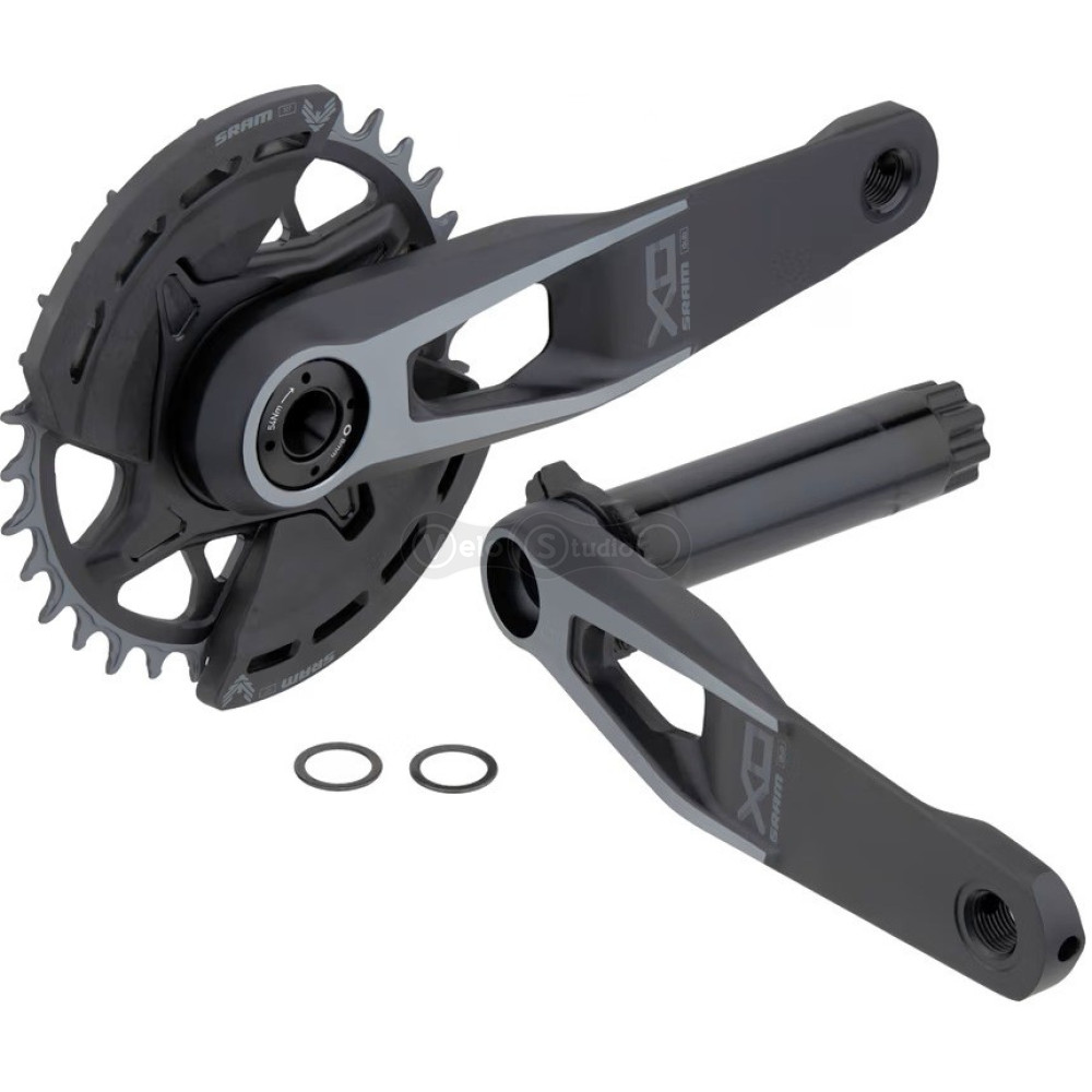 Шатуны SRAM X0 Eagle V2 Q174 CL55 DUB MTB Wide 170mm Black 2-guards 32t T-Type