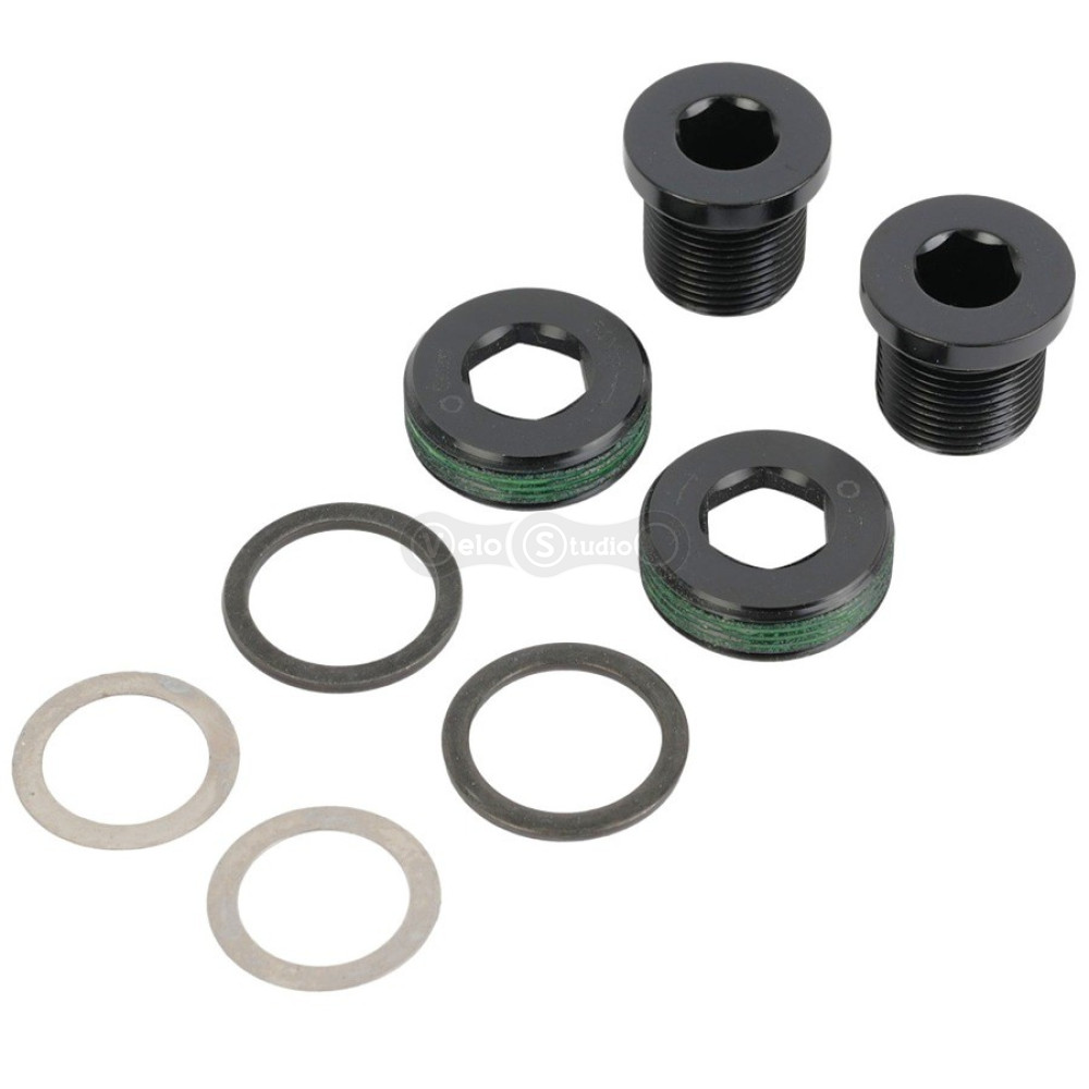 Болт шатунов SRAM KIT M15/M22 ALUMINIUM SELF-EXTRACTING ISIS BLACK QTY 2