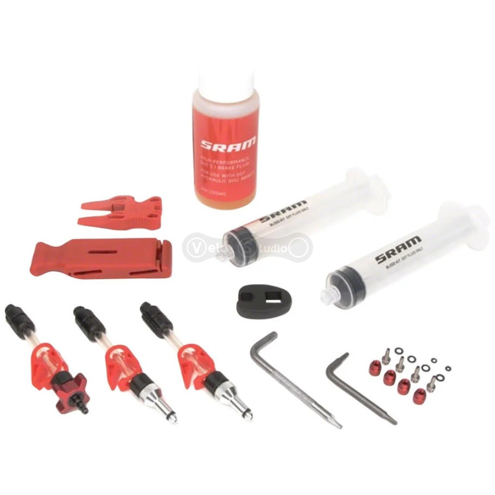 Набор для прокачивания тормозов SRAM Standard DOT Brake Bleed Kit V2 with DOT 5.1 - X0/ XX/ Guide/Level/Code/HydroRoad/G2