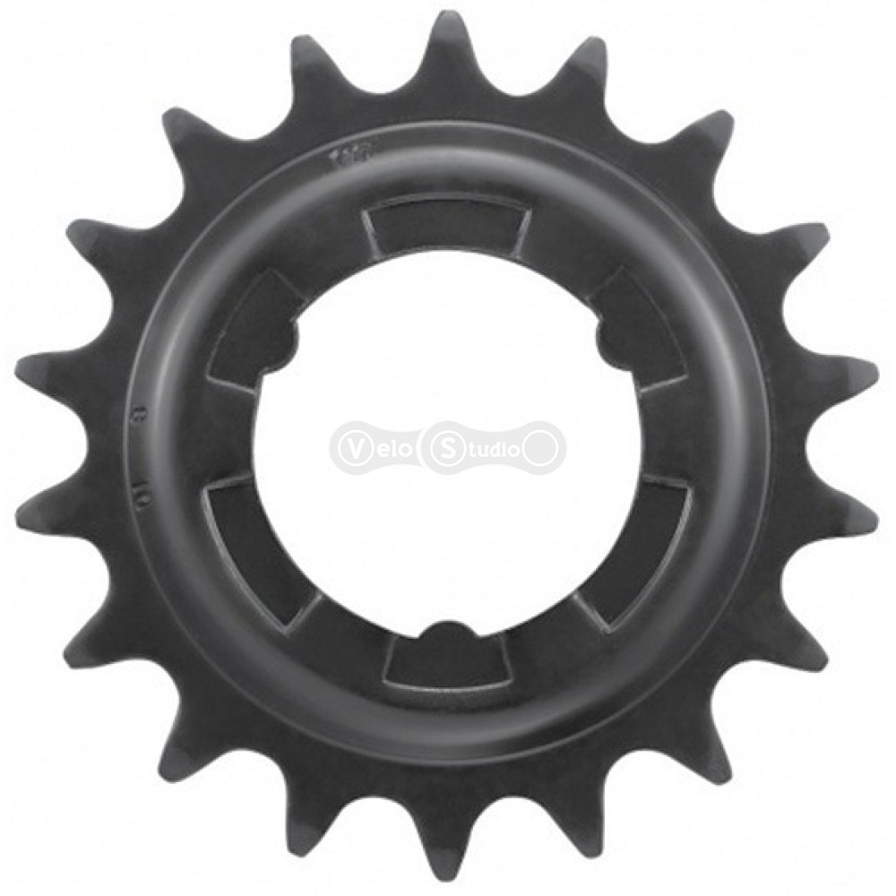 Зірка для втулки Shimano Nexus 18 зуб. чорний