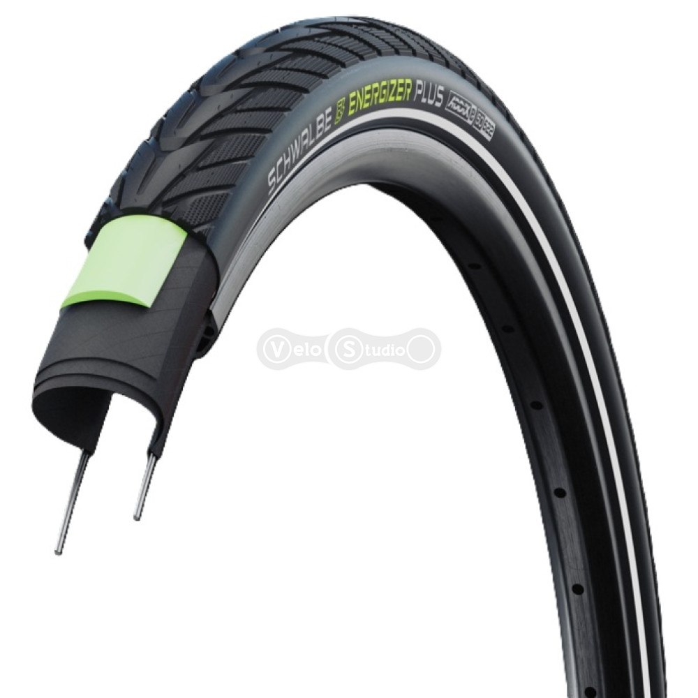 Вело покрышка Schwalbe Energizer Plus 27.5x2.00 Performance, GreenGuard, TwinSkin, ADDIX, B/B+