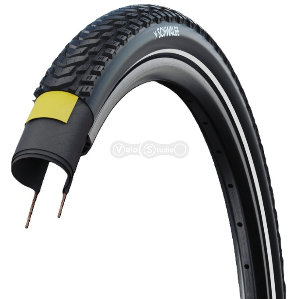 Вело покрышка Schwalbe Marathon Mondial Pro 28x1.60 Evolution, V-Guard, ADDIX, B/B-SK+RT
