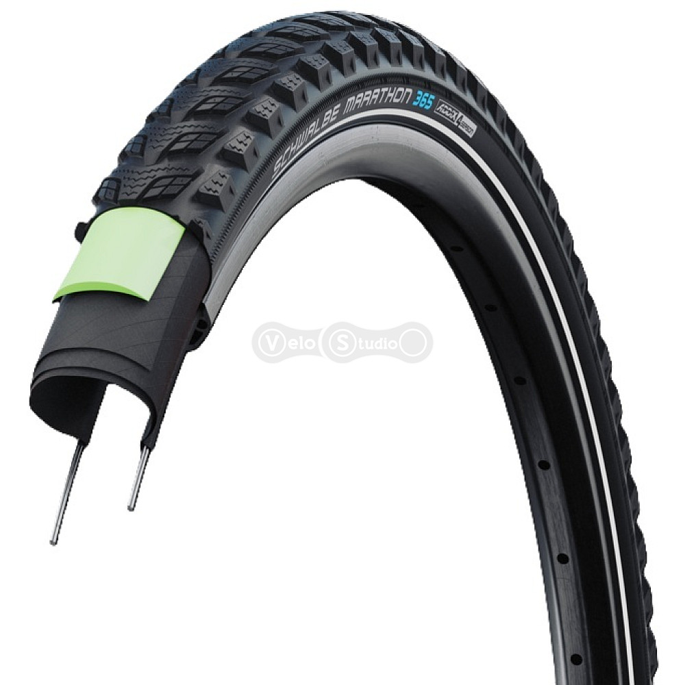 Вело покрышка Schwalbe Marathon 365 28x1.50 700x38C Performance, GreenGuard, TwinSkin, ADDIX 4Season