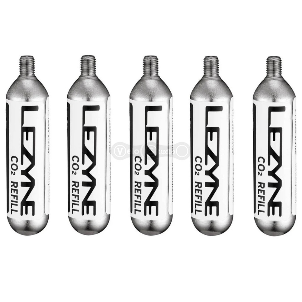 Баллончики LEZYNE СО2 20G серебристый Y13 5 штук