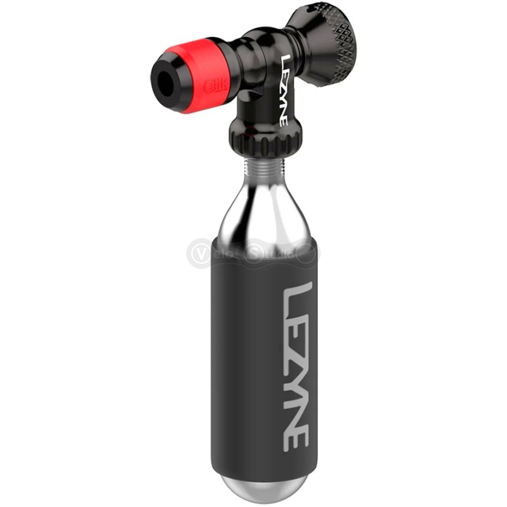 Насос Lezyne CLIK Drive CO2 + картридж 20 грамм Black