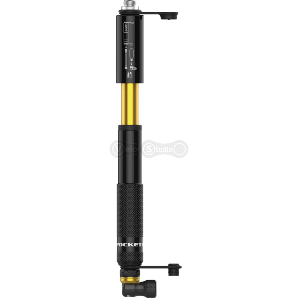 Ручний насос Lezyne Pocket Drive 160 psi з CO2