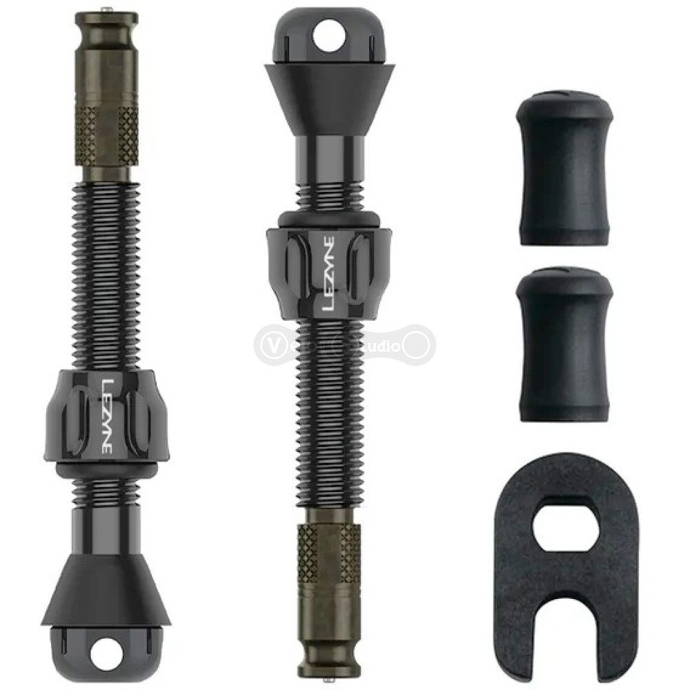 Ніпель для безкамерки Lezyne CLIK TLR Pro 44 мм Black - 2 штуки