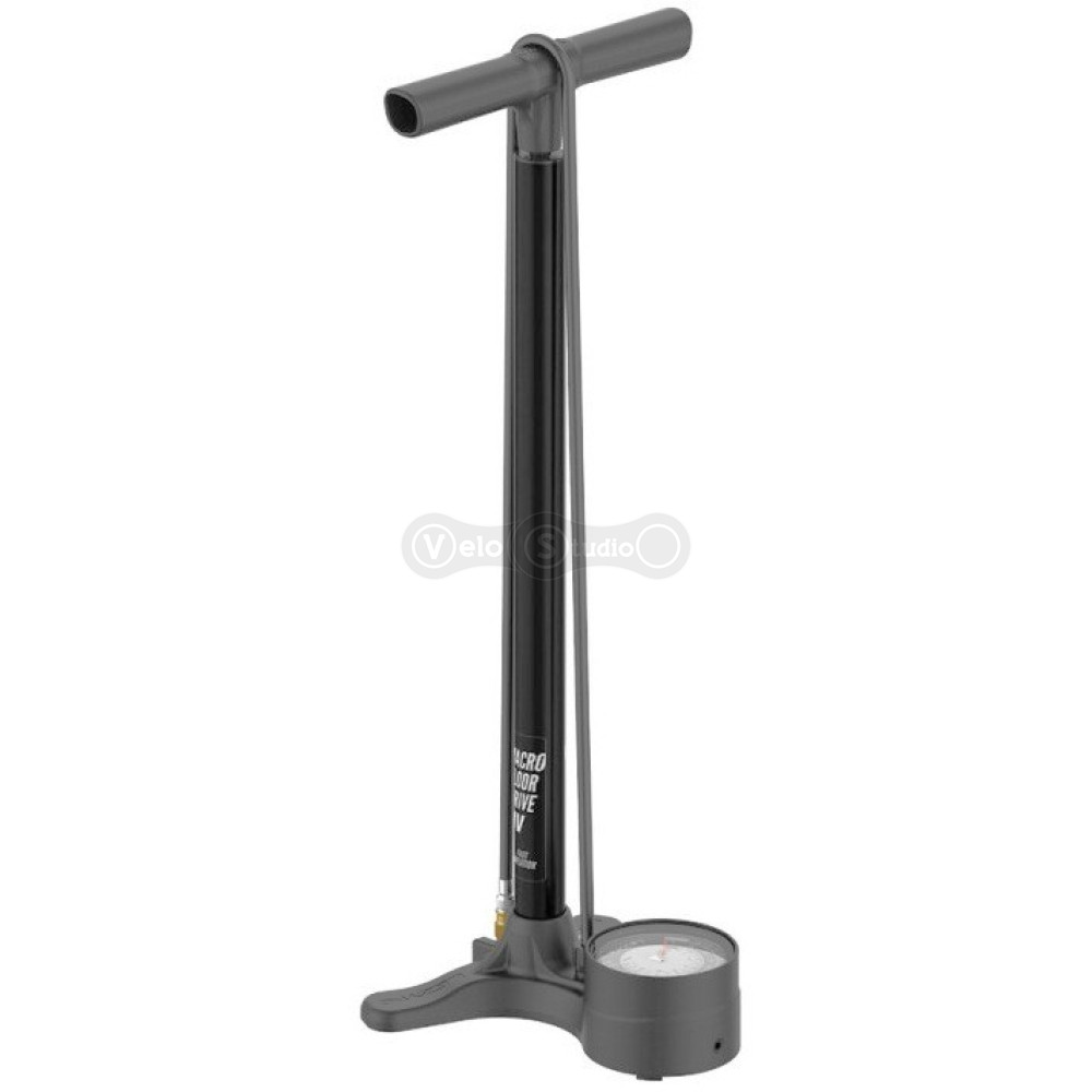 Напольный насос LEZYNE MACRO FLOOR DRIVE HV манометр 3,5 чёрный матовый 100psi Y18