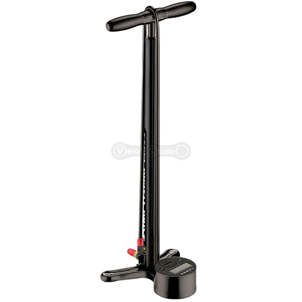 Напольный насос LEZYNE STEEL DIGITAL DRIVE манометр 3,5 чёрный матовый 220psi Y14