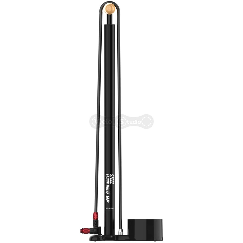 Насос підлоговий LEZYNE STEEL FLOOR DRIVE манометр 3,5 чорний матовий 220psi Y18