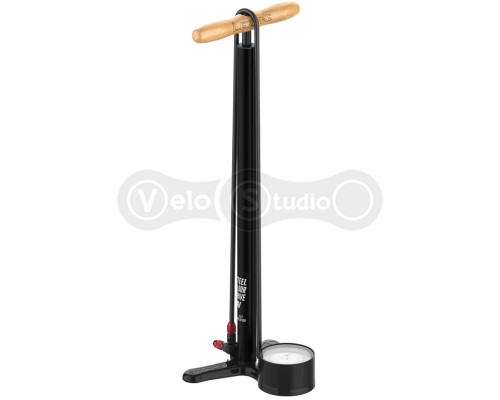 Напольный насос LEZYNE STEEL FLOOR DRIVE HV Манометр 3,5 черный 100psi Y18