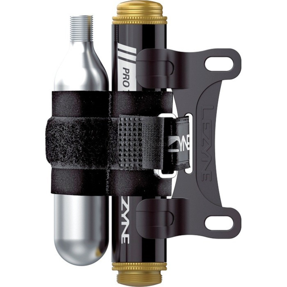 Набір для безкамерки із насосом СО2 LEZYNE PRO TUBELESS KIT, балон СО2 20г, чорний Y15