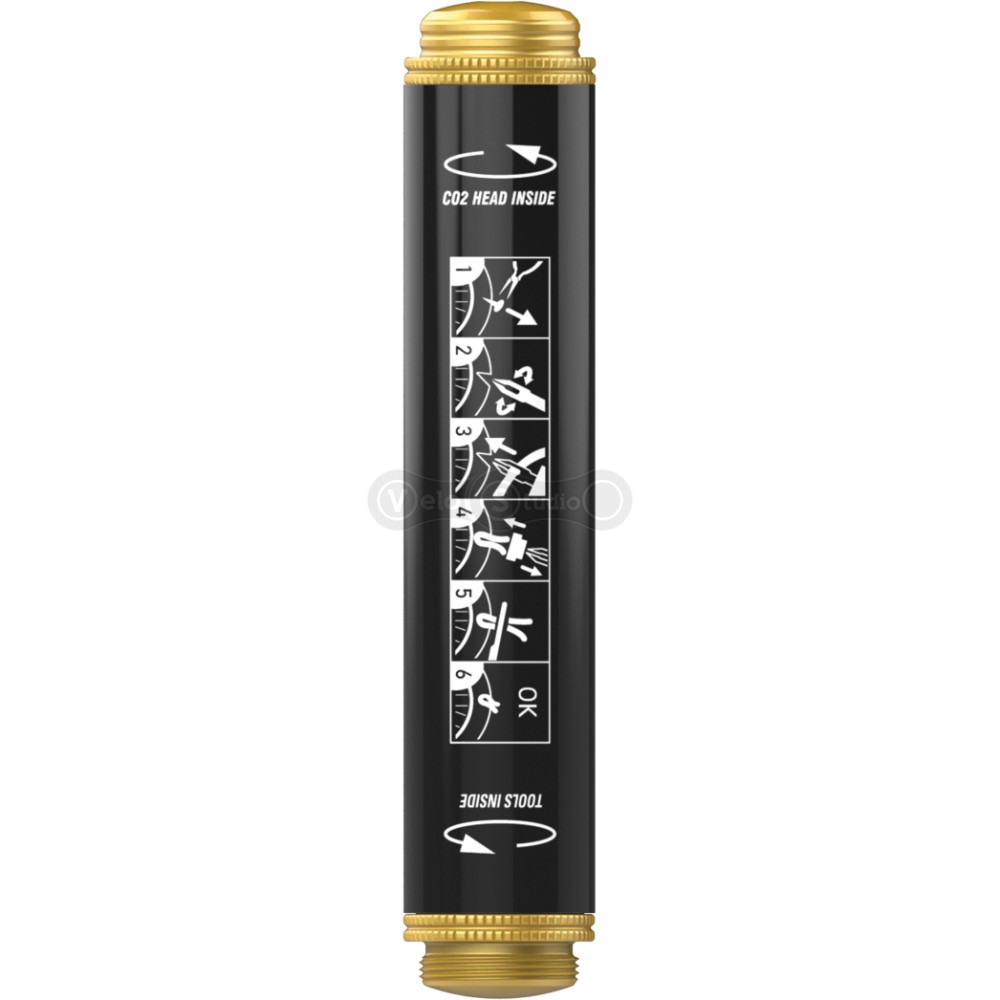 Набір для безкамерки із насосом СО2 LEZYNE PRO TUBELESS KIT, балон СО2 20г, чорний Y15