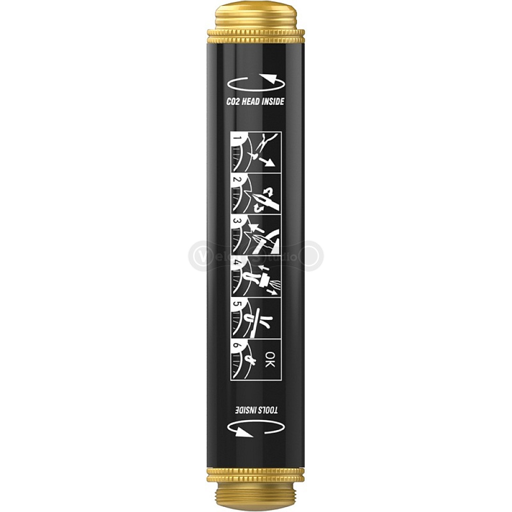 Набор для ремонта безкамерки с насосом СО2 LEZYNE PRO TUBELESS KIT чёрный Y15
