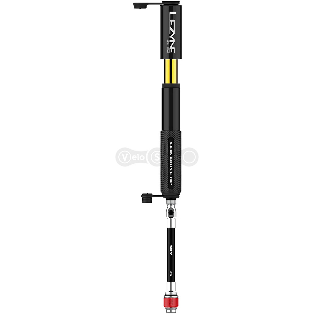 Ручний насос Lezyne CLIK Drive HP 160 psi Black