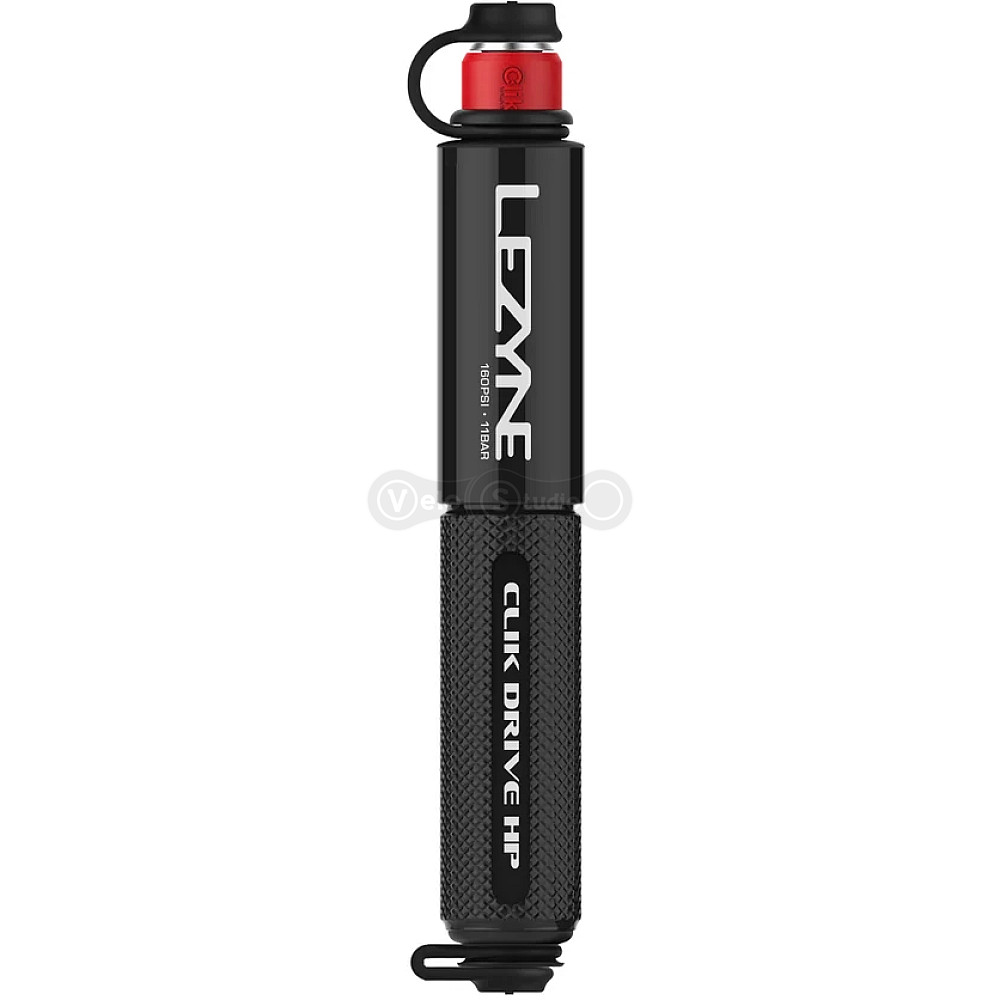 Ручний насос Lezyne CLIK Drive HP 160 psi Black