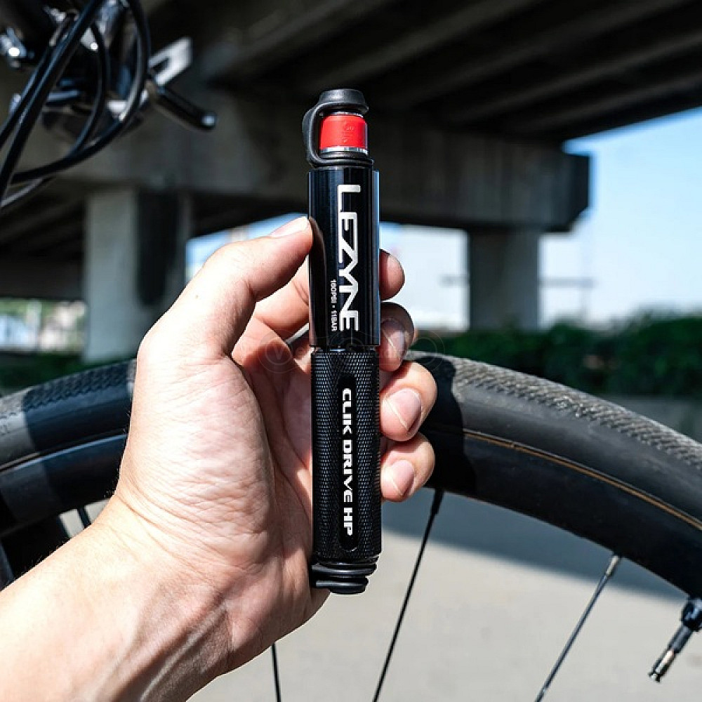 Ручний насос Lezyne CLIK Drive HP 160 psi Black