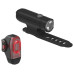 Комплект фара и мигалка Lezyne Classic Drive / KTV чёрный 500/10 люмен Y13