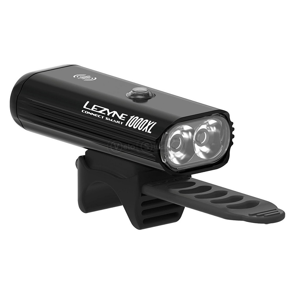 Комплект фара и мигалка Lezyne Connect Smart 1000XL / KTV Smart чёрный 1000/75 люмен Y13