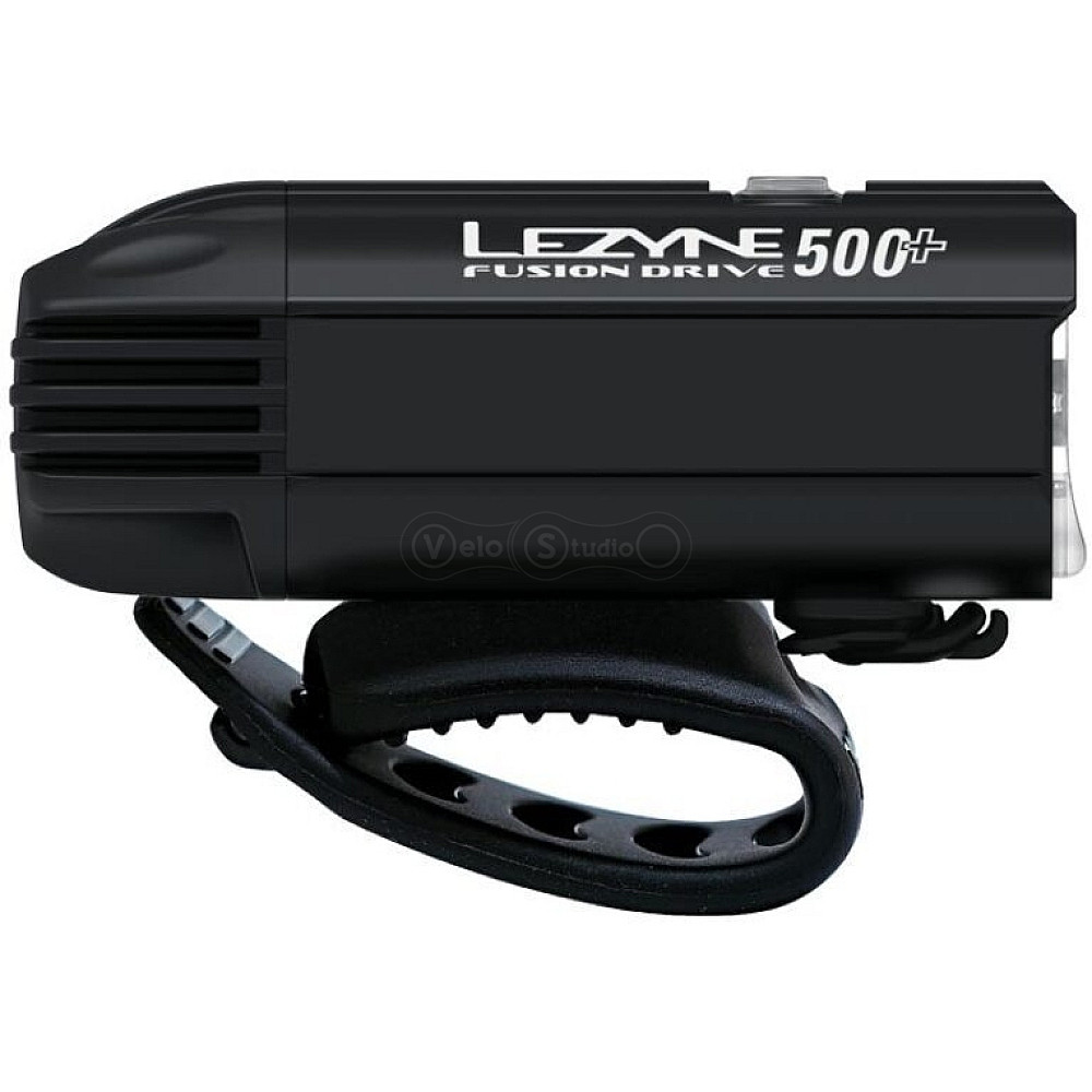 Передняя фара LEZYNE FUSION DRIVE 500+ FRONT чёрная матовая 500 люмен Y17