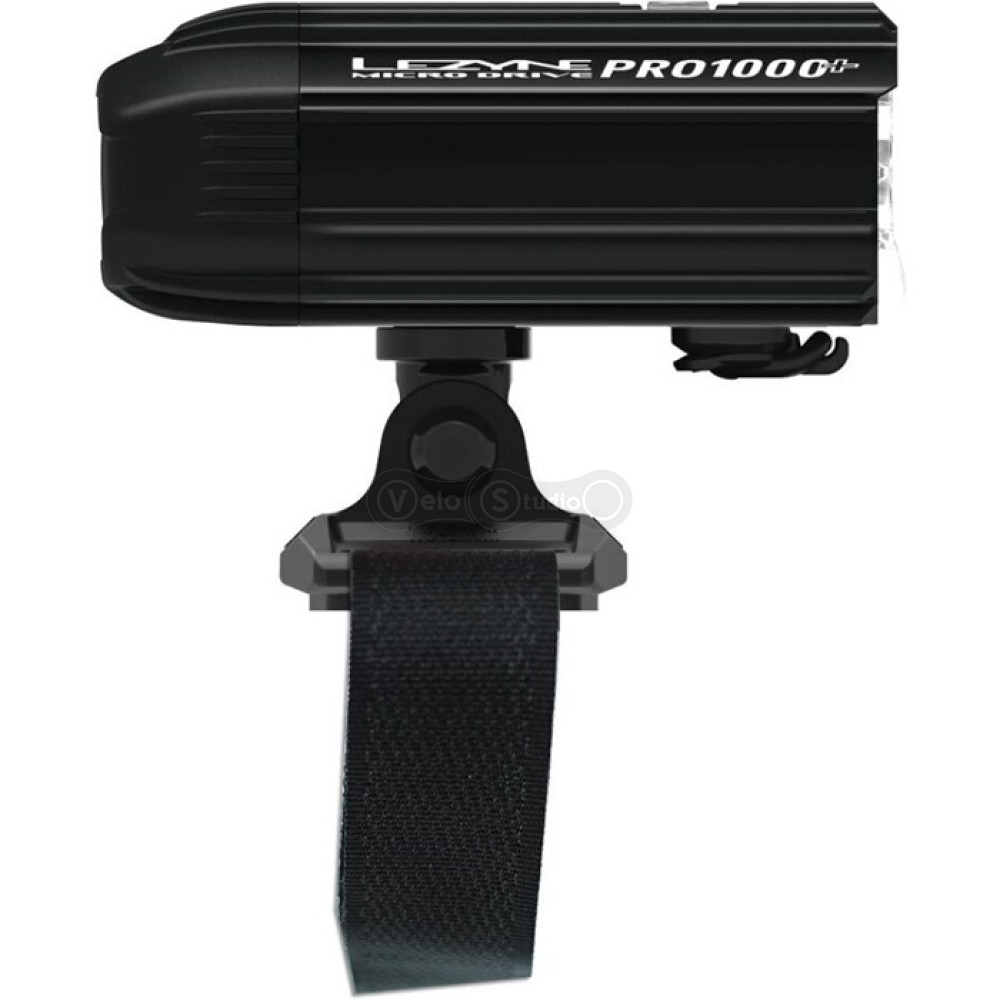 Фара на шлем LEZYNE HELMET MICRO DRIVE PRO 1000+ FRONT чёрная матовая 1000 люмен Y18