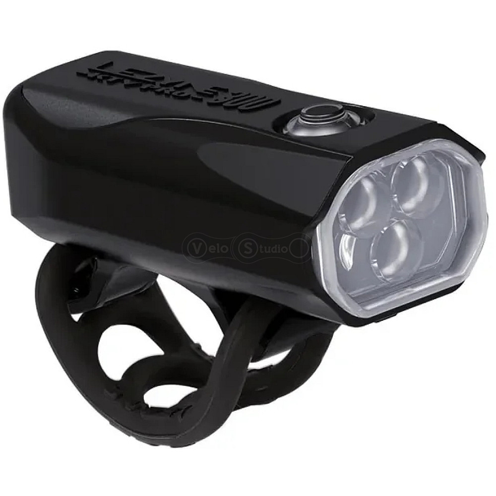 Передняя фара LEZYNE KTV DRIVE PRO 300+ FRONT чёрная 300 люмен Y17