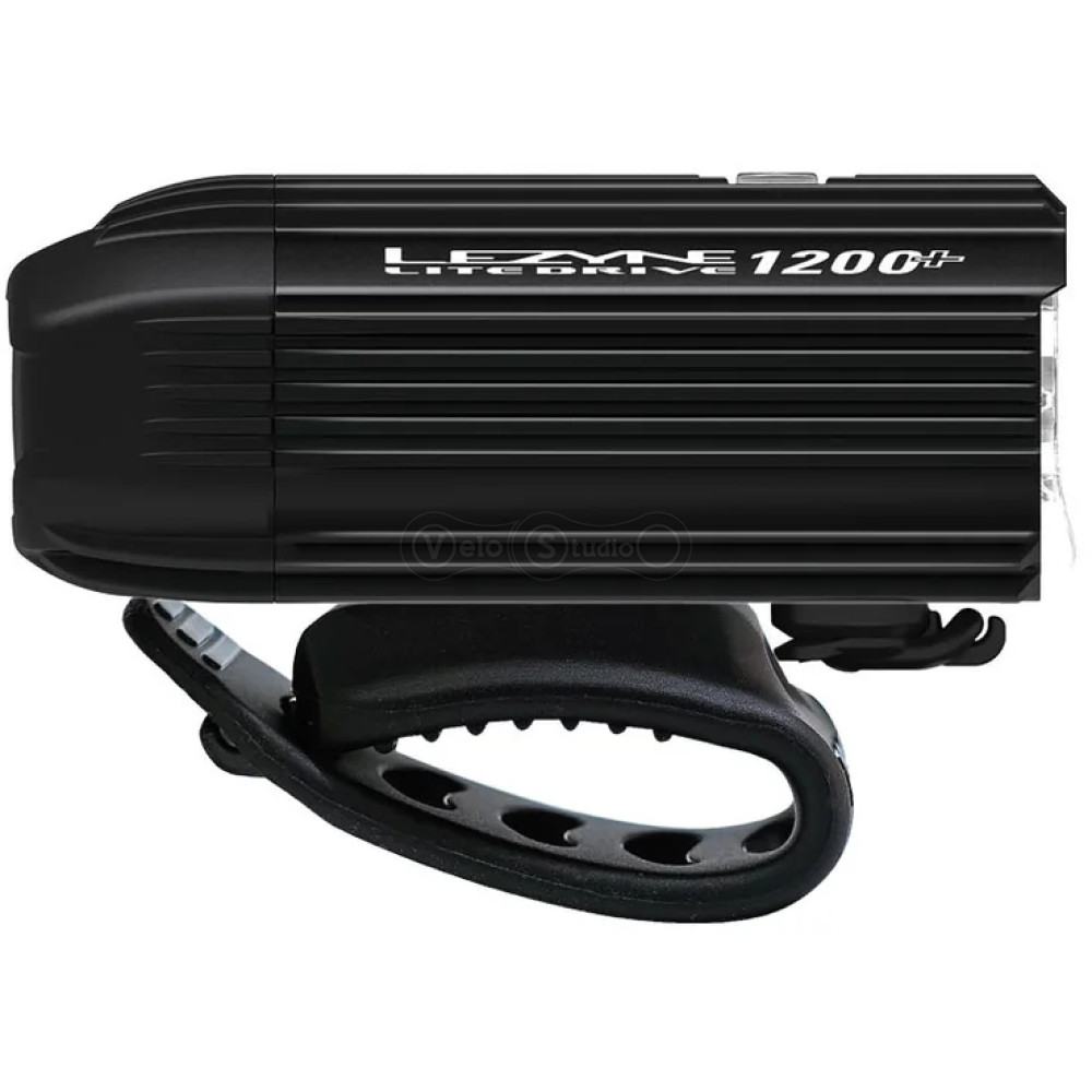 Передняя фара LEZYNE LITE DRIVE 1200+ FRONT чёрная матовая 1200 люмен Y17